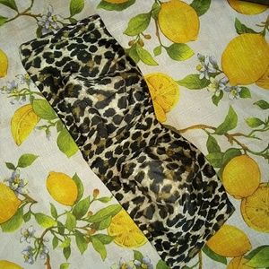 Victoria Secret cheetah strapless bra